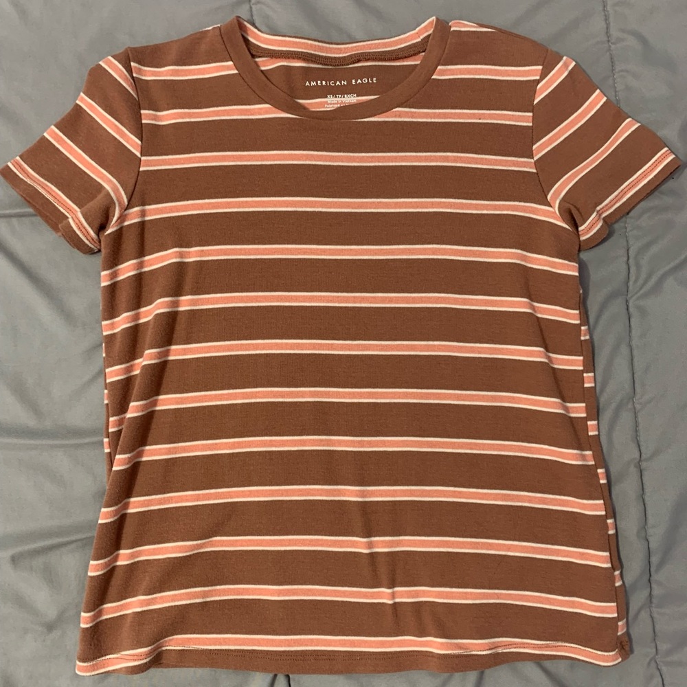 american eagle striped shirt